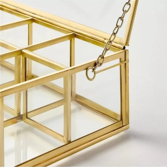 Hearth & Hand Magnolia Small Metal and Glass Display Box - Picture 5 of 6